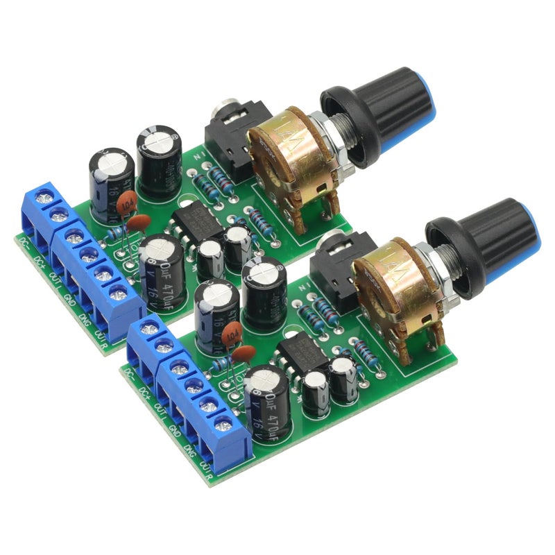 GODIYMODULES 2pcs TDA2822M 2.0 Stereo Dual Channel Amp AUX Audio Amplifier Board DC1.8-12V - Image 4